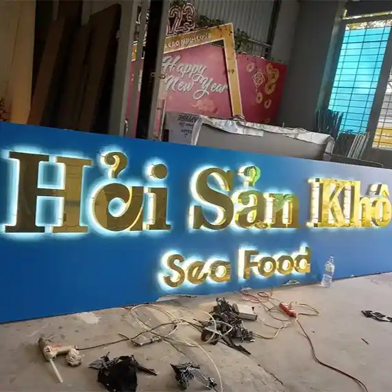 Mẫu Biển Quảng Cáo Hải Sản Đẹp