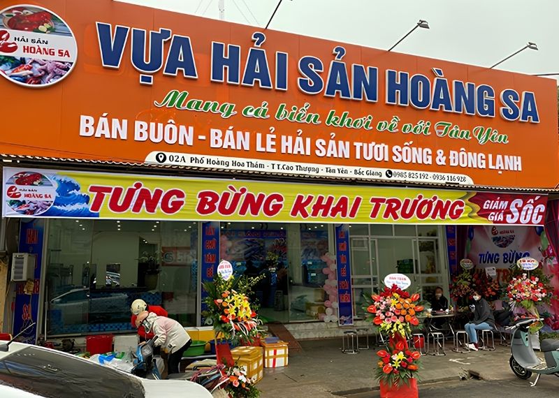 Mẫu Biển Quảng Cáo Hải Sản Đẹp