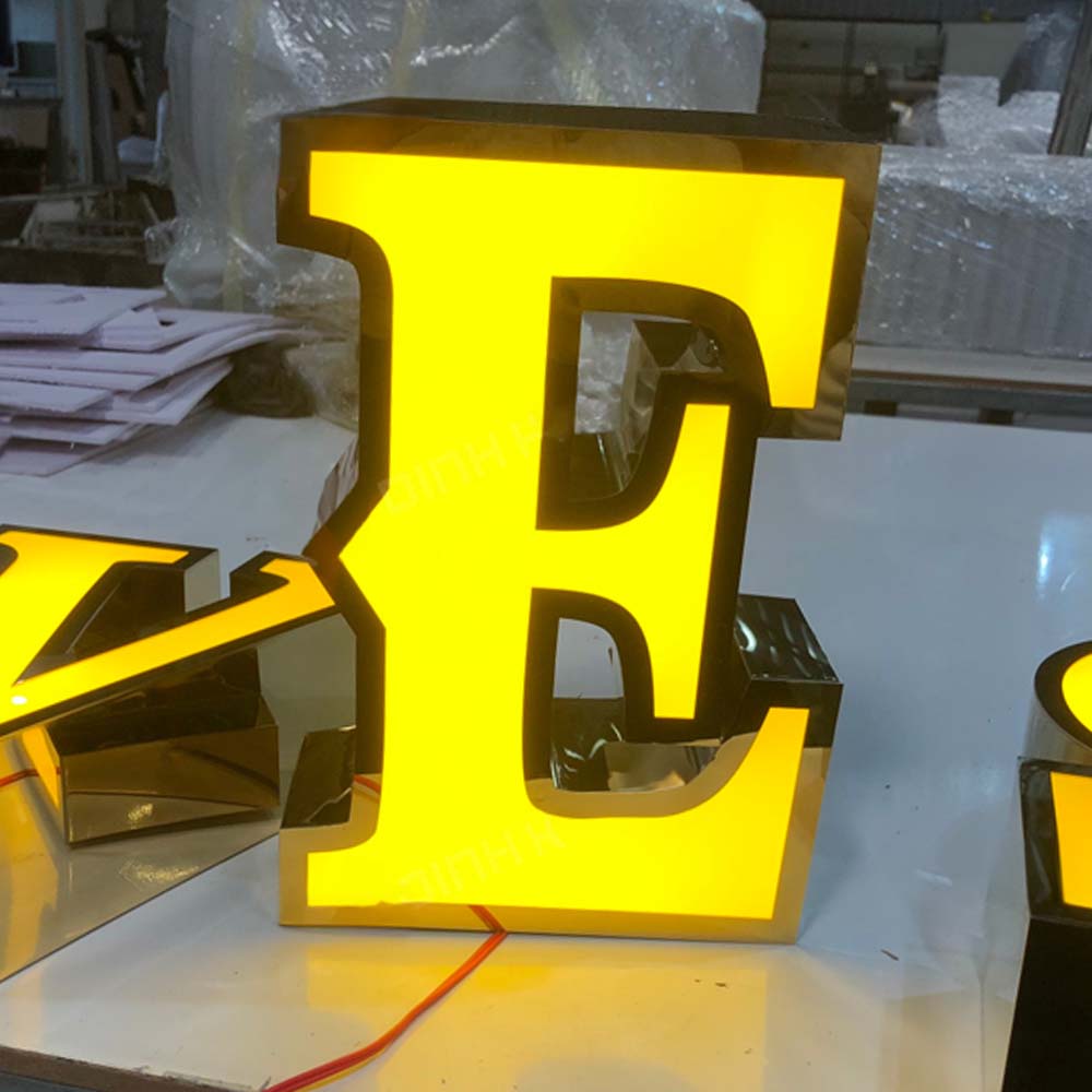 Thiết Kế Chữ Nổi Mica Đèn LED Đẹp