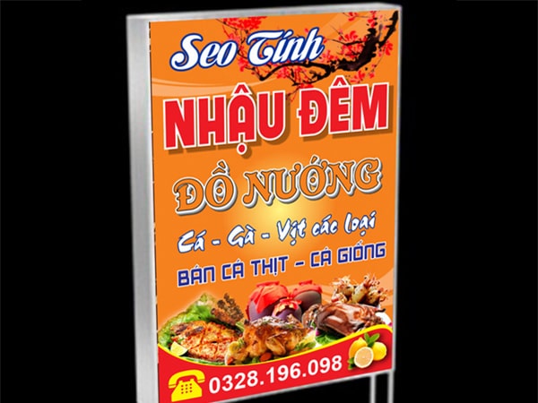 Bảng Hiệu Quán Ăn Gia Đình Đẹp