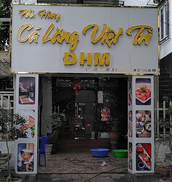 Bảng Hiệu Quán Ăn Gia Đình Đẹp