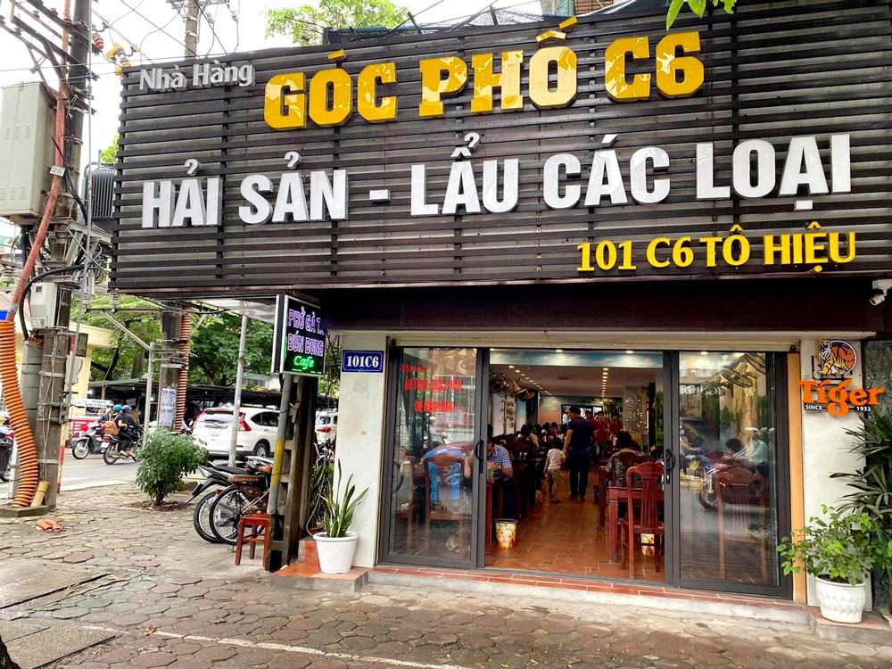 Bảng Hiệu Quán Ăn Gia Đình Đẹp
