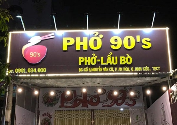 Thi Công Biển Quảng Cáo Phở Đẹp