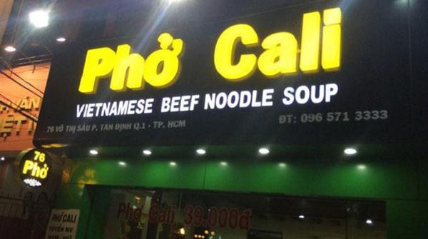 Thi Công Biển Quảng Cáo Phở Đẹp