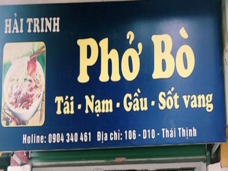 Thi Công Biển Quảng Cáo Phở Đẹp