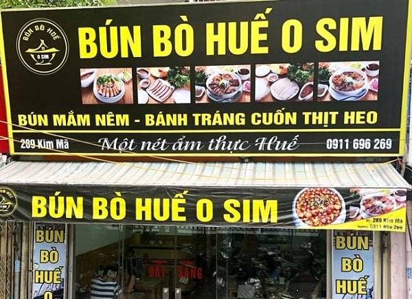 Mẫu Biển Quảng Cáo Phở Đẹp
