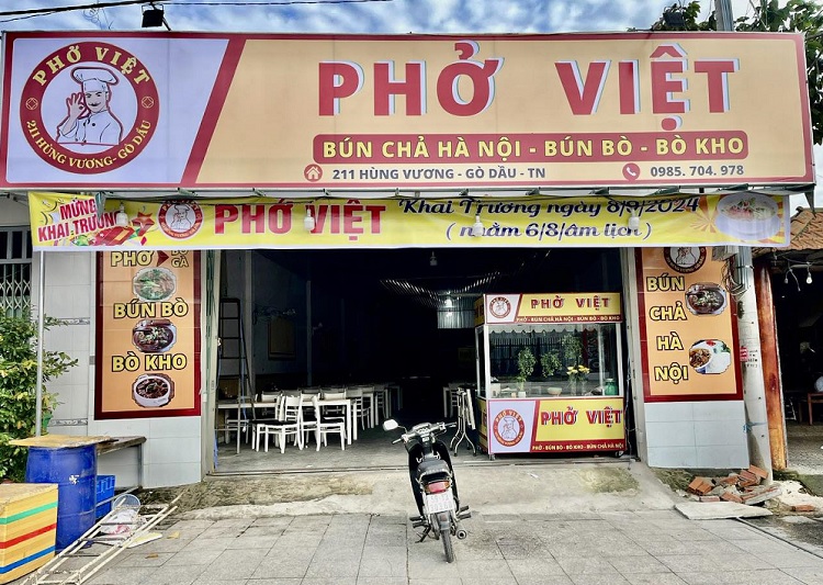 Mẫu Biển Quảng Cáo Phở Đẹp