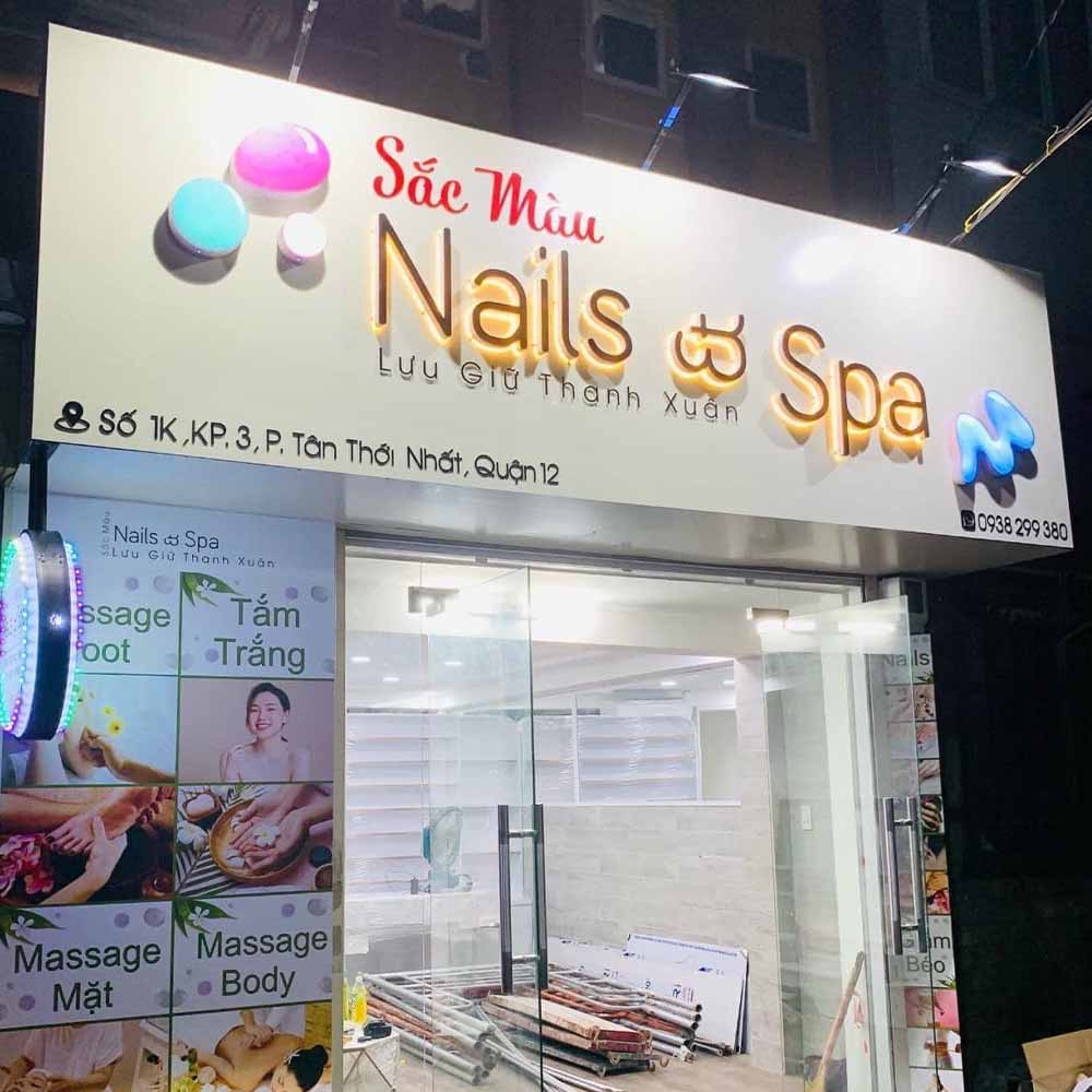 Bảng Hiệu Hộp Đèn Spa Đẹp