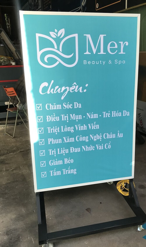 Bảng Hiệu Hộp Đèn Spa Đẹp