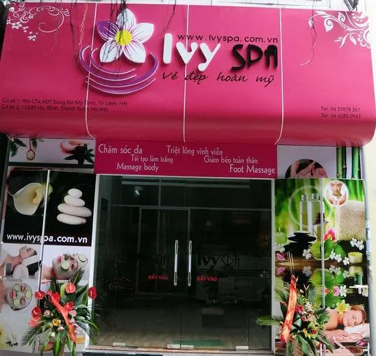 Thiết Kế Bảng Hiệu Hộp Đèn Spa Đẹp