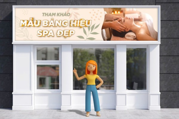 Mẫu Bảng Hiệu Hộp Đèn Spa Đẹp Năm 2026