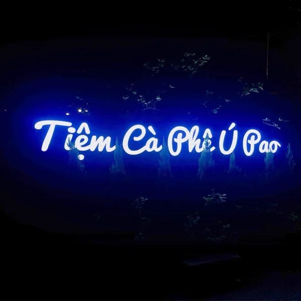 Mẫu Chữ Nổi Mica Gắn Đèn LED Đẹp
