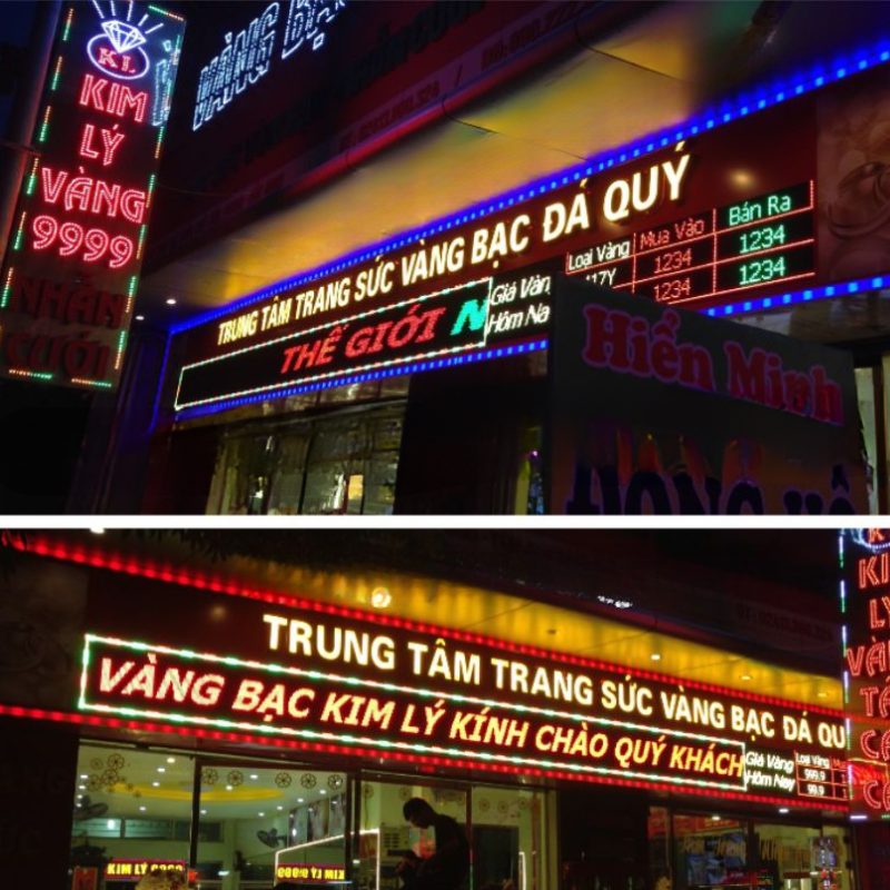 Thiết Kế Biển Quảng Cáo LED Ma Trận Đẹp