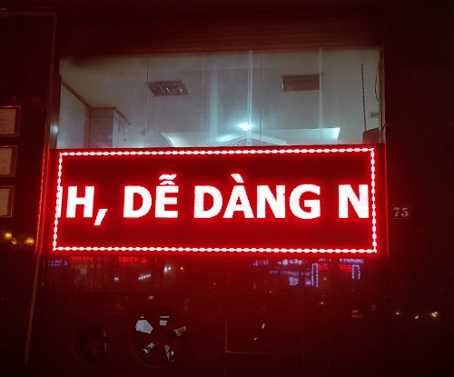 Mẫu Biển Quảng Cáo LED Ma Trận Đẹp