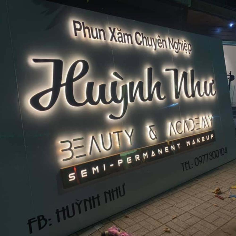 Mẫu Biển Hiệu Đèn LED Chữ Nổi Đẹp