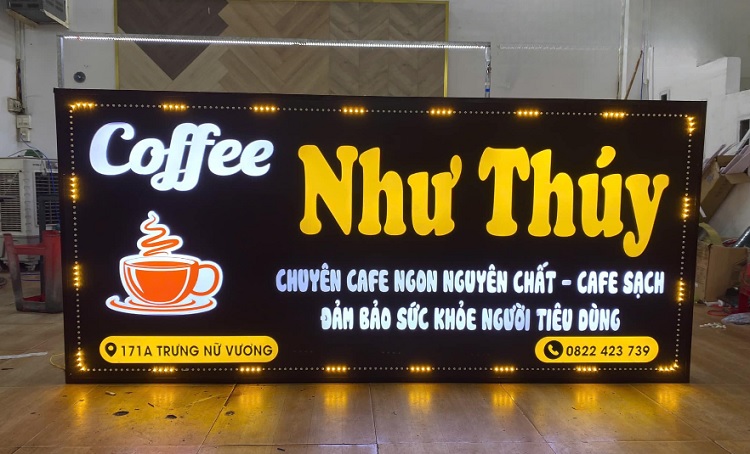 Mẫu Biển Hiệu Đèn LED Chữ Nổi Đẹp