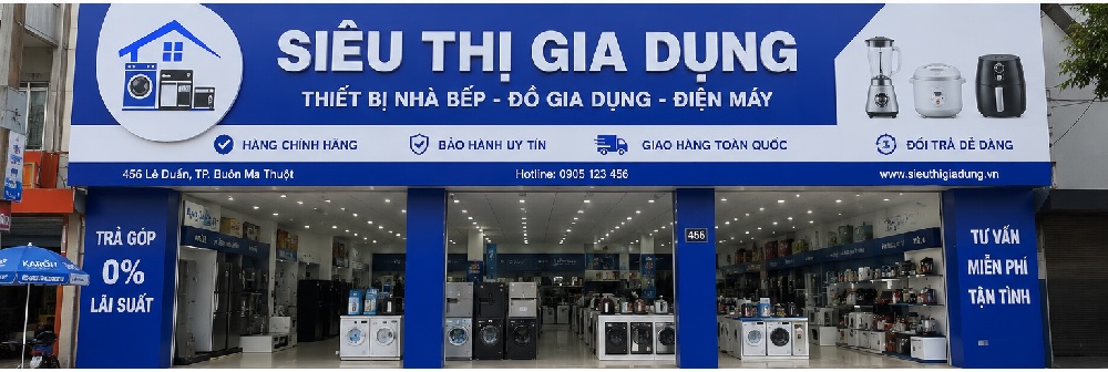 Mẫu Biển Quảng Cáo Đồ Gia Dụng Đẹp Năm 2026