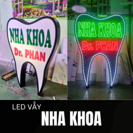 Thi Công Bảng Hiệu Nha Khoa Chuyên Nghiệp