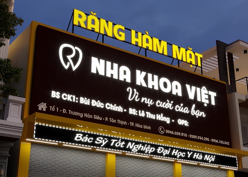 Thiết Kế Bảng Hiệu Nha Khoa Chuyên Nghiệp