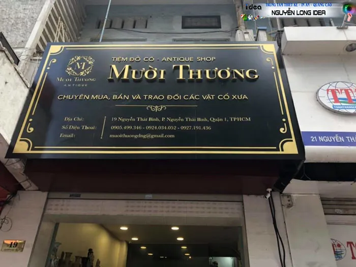 Thiết Kế Bảng Hiệu Alu Chữ Nổi Inox Chuyên Nghiệp