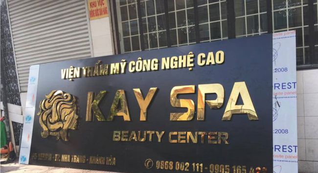 Mẫu Bảng Hiệu Alu Chữ Nổi Inox Đẹp