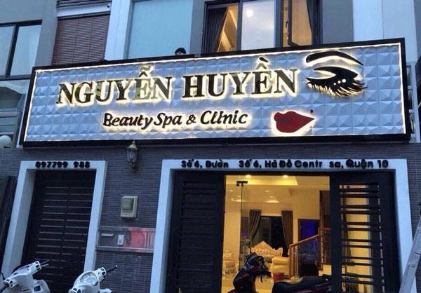 Mẫu Bảng Hiệu Spa Sang Trọng