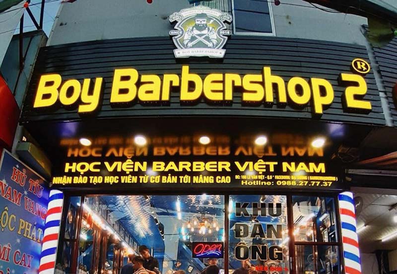 Thiết Kế Bảng Hiệu Tiệm Tóc Đẹp