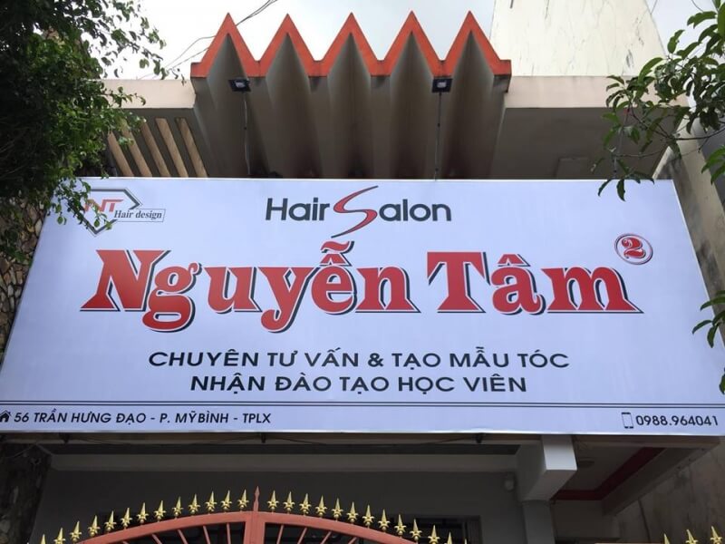 Thiết Kế Bảng Hiệu Tiệm Tóc Đẹp