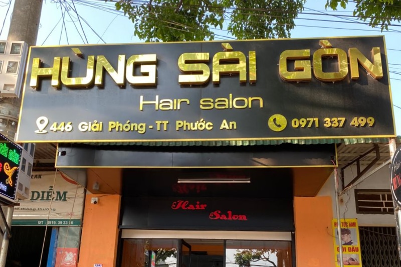 Thiết Kế Bảng Hiệu Tiệm Tóc Đẹp