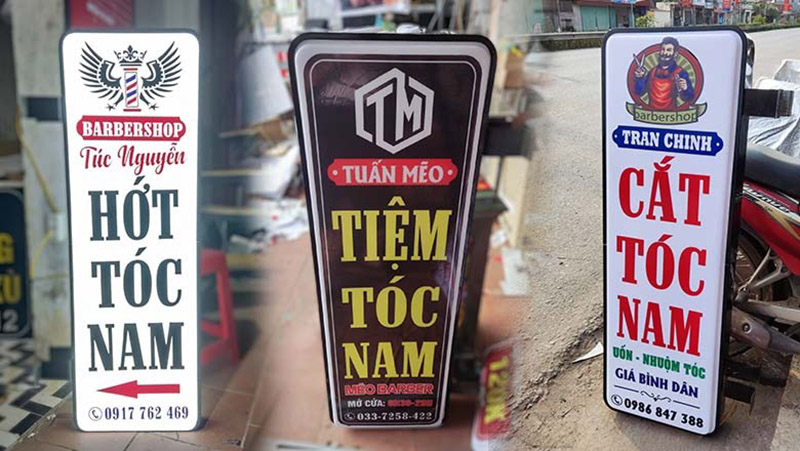 Mẫu Bảng Hiệu Tiệm Tóc Đẹp