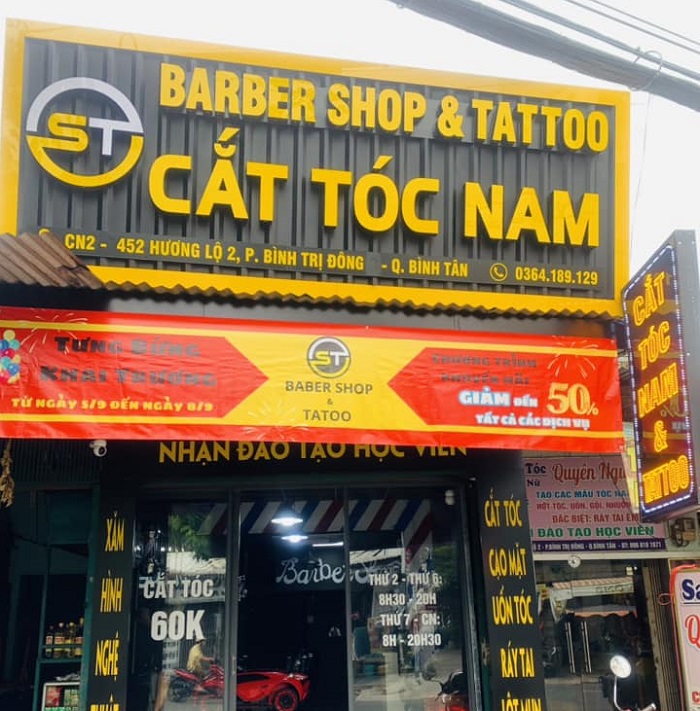 Mẫu Bảng Hiệu Tiệm Tóc Đẹp