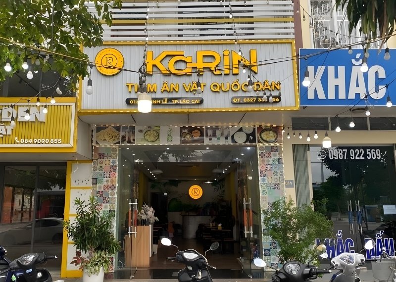 Thi Công Bảng Hiệu Ăn Vặt Chuyên Nghiệp
