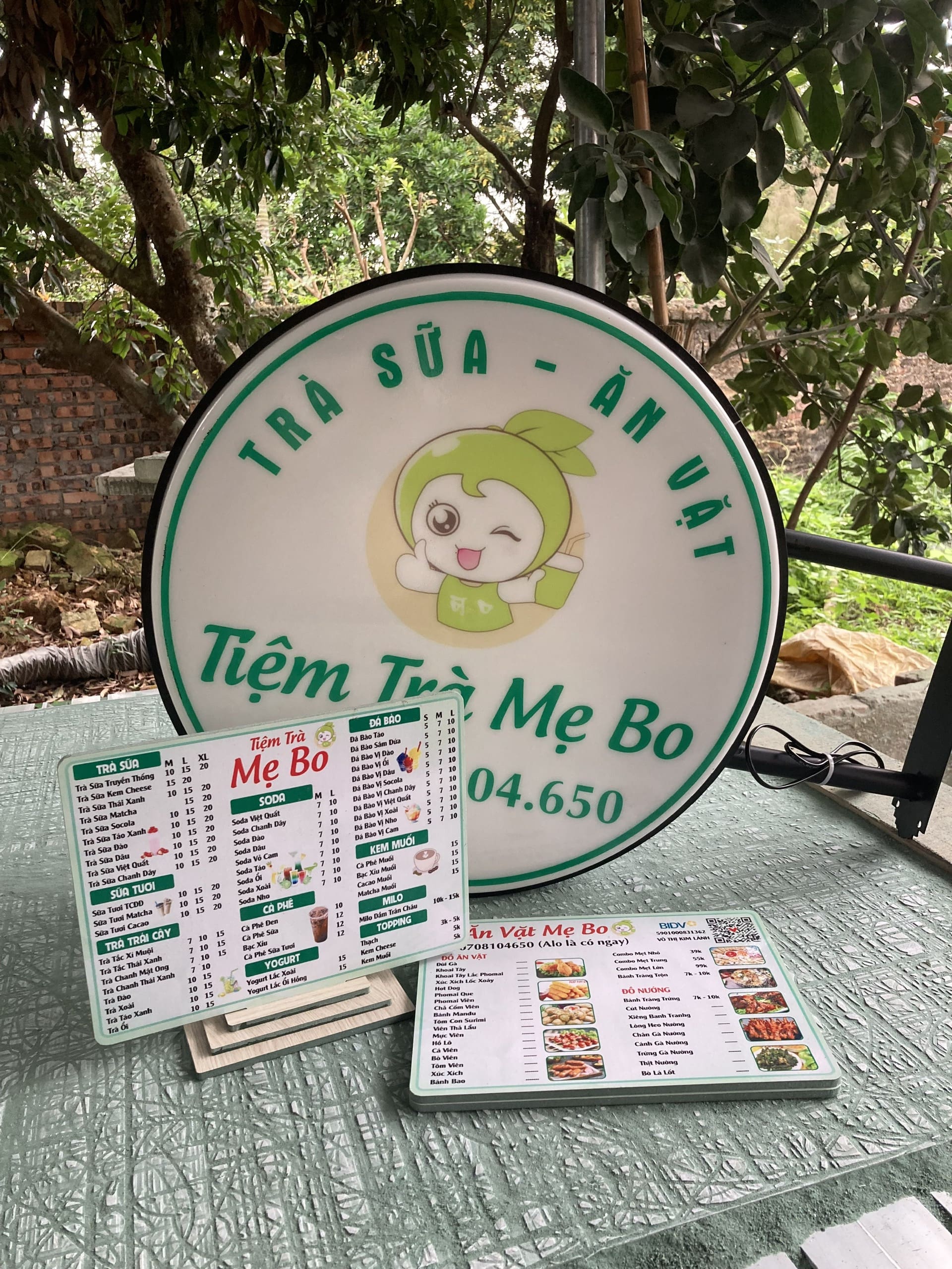 Mẫu Bảng Hiệu Ăn Vặt Đẹp Năm 2026
