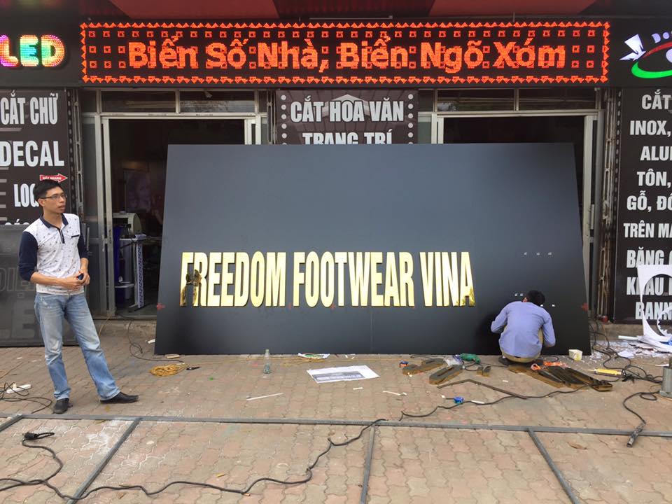Thi Công Biển Quảng Cáo Chữ Nổi Inox Đẹp