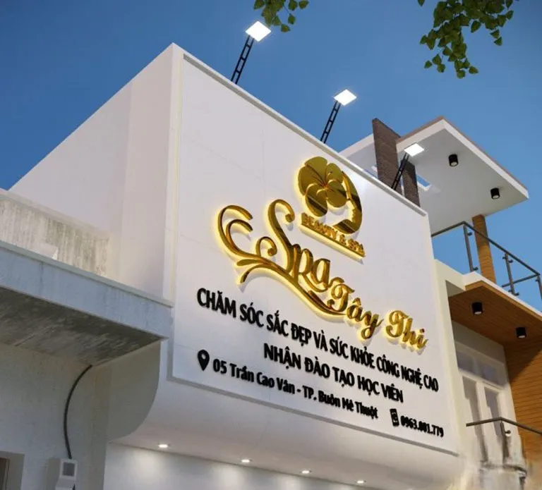 Thi Công Bảng Hiệu Thẩm Mỹ Đẹp