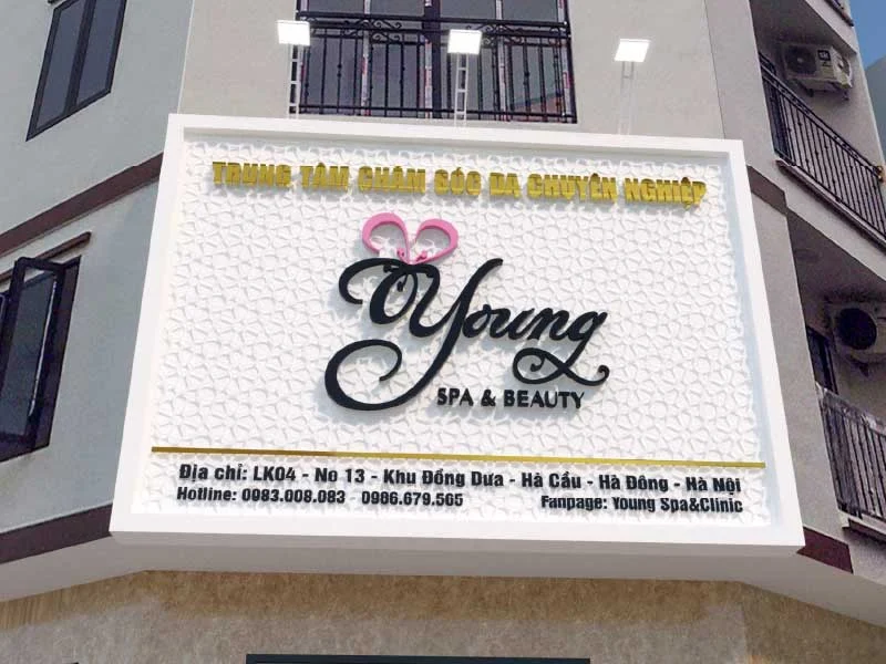 Mẫu Bảng Hiệu Thẩm Mỹ Đẹp