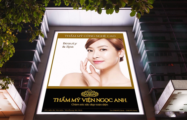 Mẫu Bảng Hiệu Thẩm Mỹ Đẹp