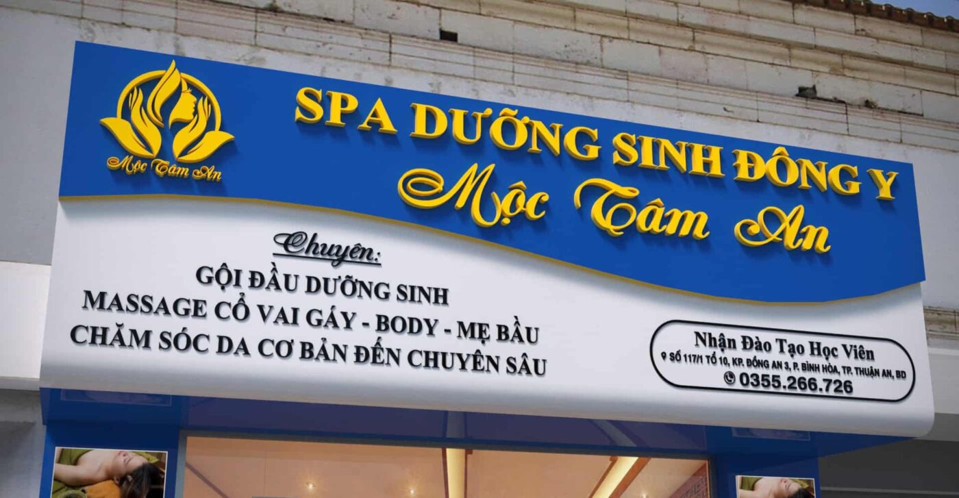 Mẫu Bảng Hiệu Thẩm Mỹ Đẹp Năm 2026