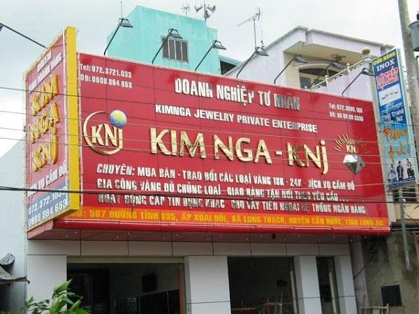 Bảng Hiệu Tiệm Vàng Đẹp