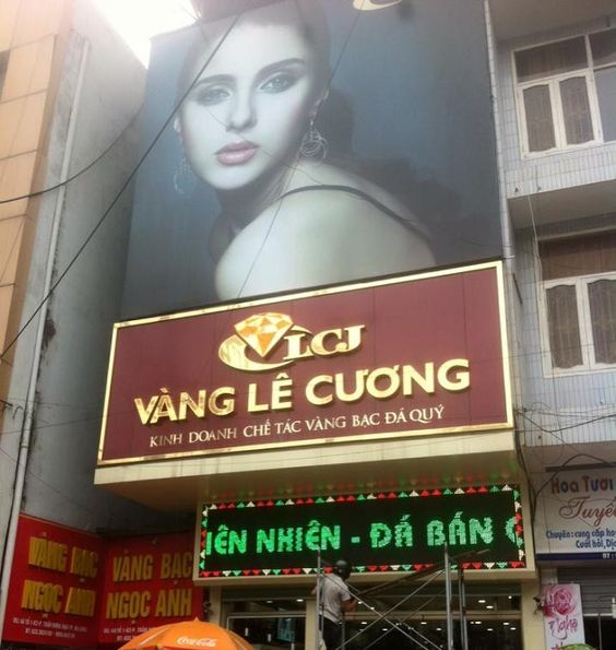 Thiết Kế Bảng Hiệu Tiệm Vàng Đẹp