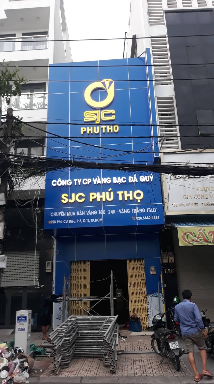 Thiết Kế Bảng Hiệu Tiệm Vàng Đẹp