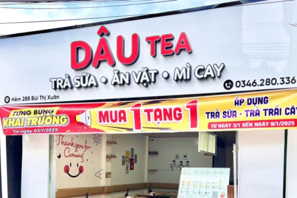 Thi Công Bảng Hiệu Quán Ăn Vặt