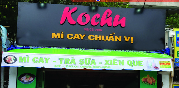 Mẫu Bảng Hiệu Quán Ăn Vặt Đẹp