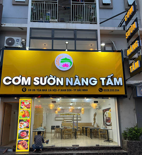 Bảng Hiệu Quán Cơm Đẹp