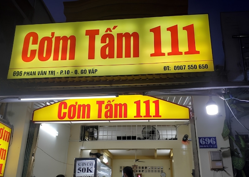 Mẫu Bảng Hiệu Quán Cơm Đẹp
