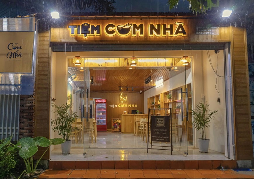 Mẫu Bảng Hiệu Quán Cơm Đẹp