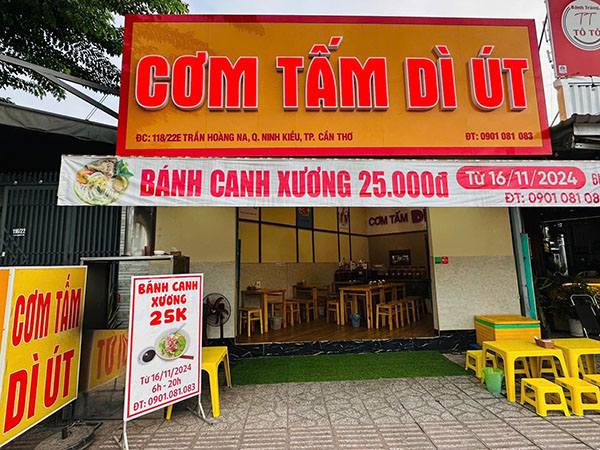 Mẫu Bảng Hiệu Quán Cơm Đẹp Năm 2026
