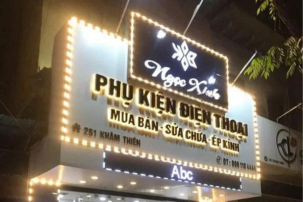 Thiết Kế Biển Vẫy Quảng Cáo Điện Thoại Đẹp