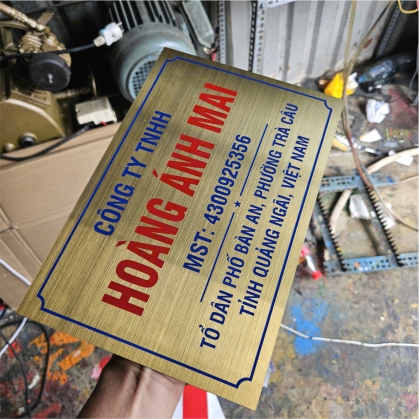 Thiết Kế Bảng Inox Ăn Mòn Đẹp