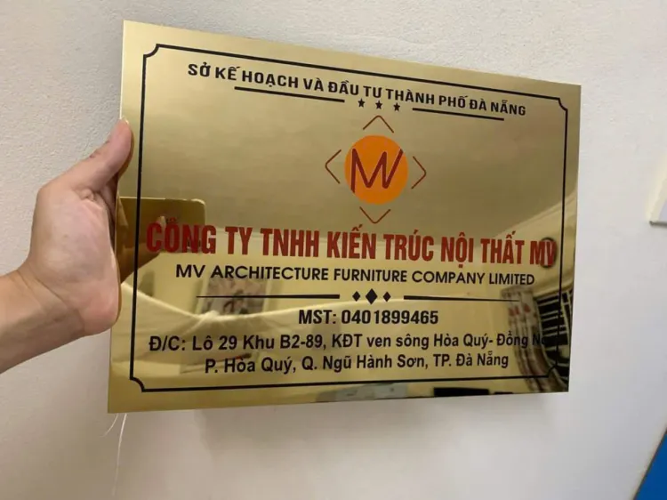 Mẫu Bảng Inox Ăn Mòn Đẹp